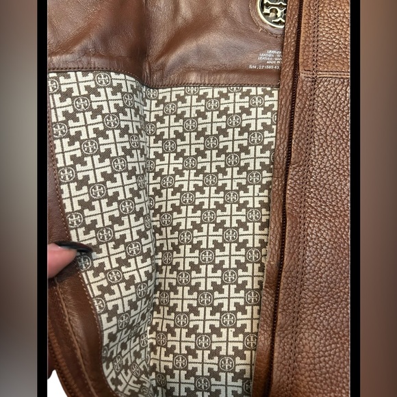 Tory Burch Women’s Junction Brown Leather Riding Boots Size 8 1/2M - Picture 8 of 10